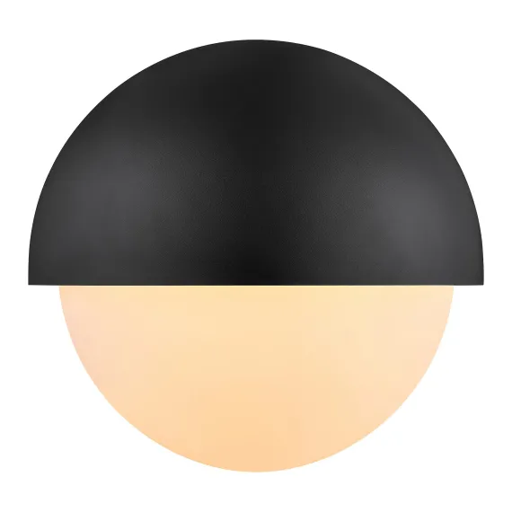 Scorpius Round | Væglampe | Sort