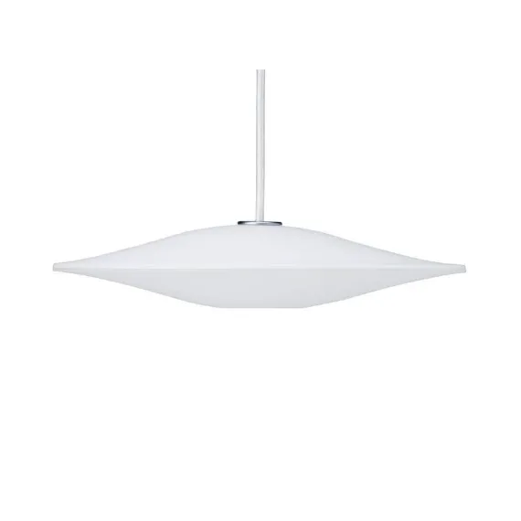 Sinus 330p Opal-glas (LED 7,5W) - Hvid Textil LEDning - Designed 1967 - Pendel