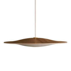 Sinus Wood 550P Valnød Opal Glas Pendel