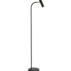 Slender - Gulvlampe - Sort struktur & messing | Belid