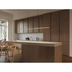 SLIM LANGBORDSPENDEL L180 MESSING LED