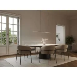 SLIM LANGBORDSPENDEL L180 SORT LED