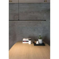SLIM LANGBORDSPENDEL L180 SORT LED