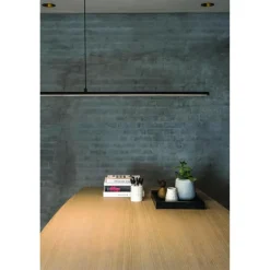 SLIM LANGBORDSPENDEL L150 SORT LED