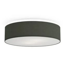 Soft Plafond Ø50 - Loftlampe - Grøn Uld - Æstetisk loftsbelysning med tekstur