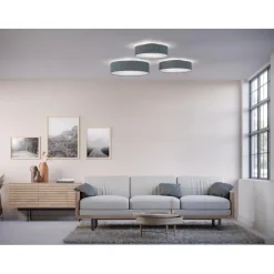 Soft Plafond Ø60 - loftslampe - Blå Uld, 60 cm