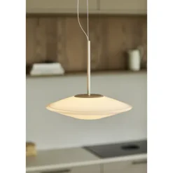 SOLENE SOSPENSION LED LARGE HVID/SOFT IVORY PENDEL