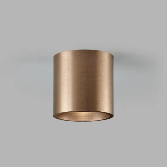 Solo 1 Round Loftlampe Rosa Guld LED