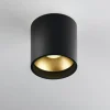 Solo 1 Round Loftlampe Sort/guld LED