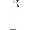 SPACE LED GULVLAMPE 2 ARM SORT/ANTIQUE