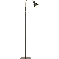 SPACE LED GULVLAMPE 1 ARM SORT/ANTIQUE