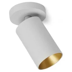 SPOTON1 CIRCLE HVID MED LEDNINGSHUL