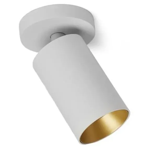 SPOTON1 CIRCLE HVID MED LEDNINGSHUL