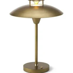 Stepp 1-2-3 Portable - Antique Finish - Genopladelig bordlampe med klassisk touch
