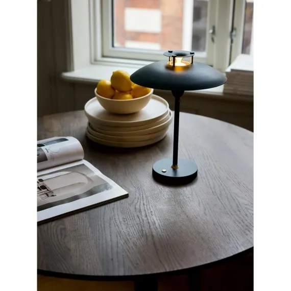 STEPP 1-2-3 Portable - Mørke Grøn - Bærbar LED-bordlampe fra Halo Design