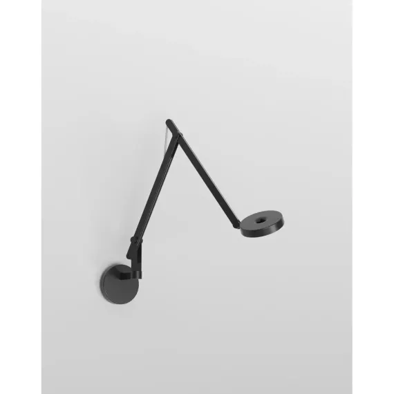 String W2 Mini Væglampe Sort/silver