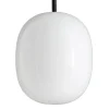 Superæg 300p - Opal (E27 105w) - Sort LEDning 3m - Pendel