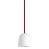 Super90 mm Pendel Opal-glass (G9 42w) - Rød LEDning 3m