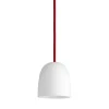 Super115 mm Pendel Opal-glass (G9 42w) - Rød LEDning 3m