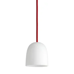 Super115 mm Pendel Opal-glass (G9 42w) - Rød LEDning 3m