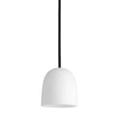 Super115 mm Pendel Opal-glass (G9 42w) - Sort LEDning 3m