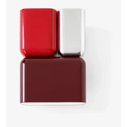 TABATA LN10 - VÆGLAMPE - DARK BURGUNDY/VERMILION RED
