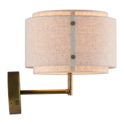 TAKAI VÆGLAMPE BEIGE
