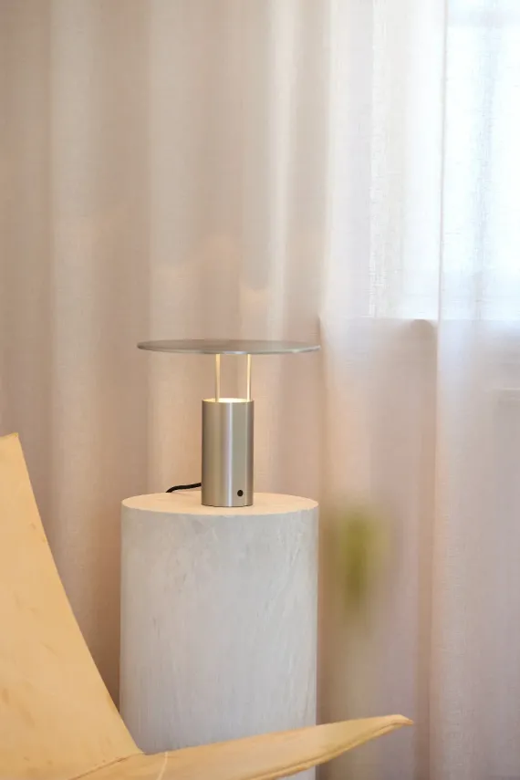 Tempel 280 Bordlampe - Aluminium/Stål - Piet Hein
