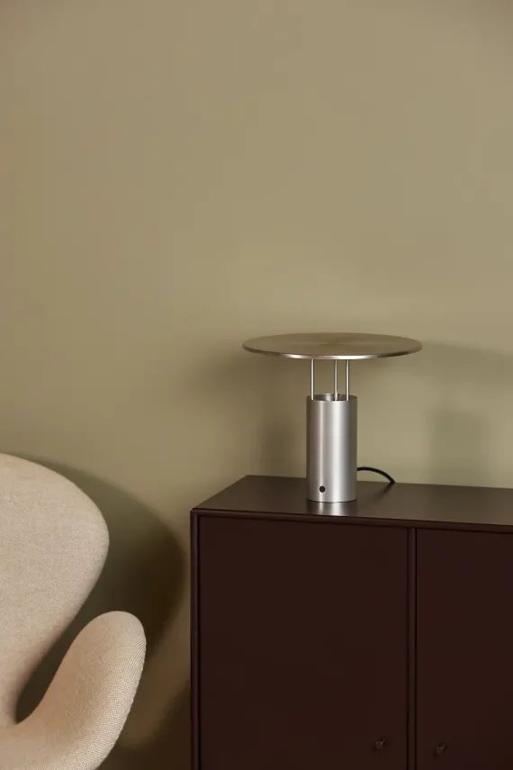 Tempel 280 Bordlampe - Aluminium/Stål - Piet Hein