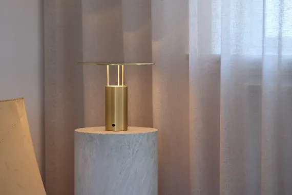 Tempel 280 Bordlampe - Messing - Piet Hein