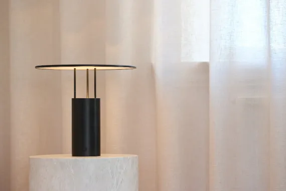 Tempel 280 Bordlampe - Sort - Piet Hein