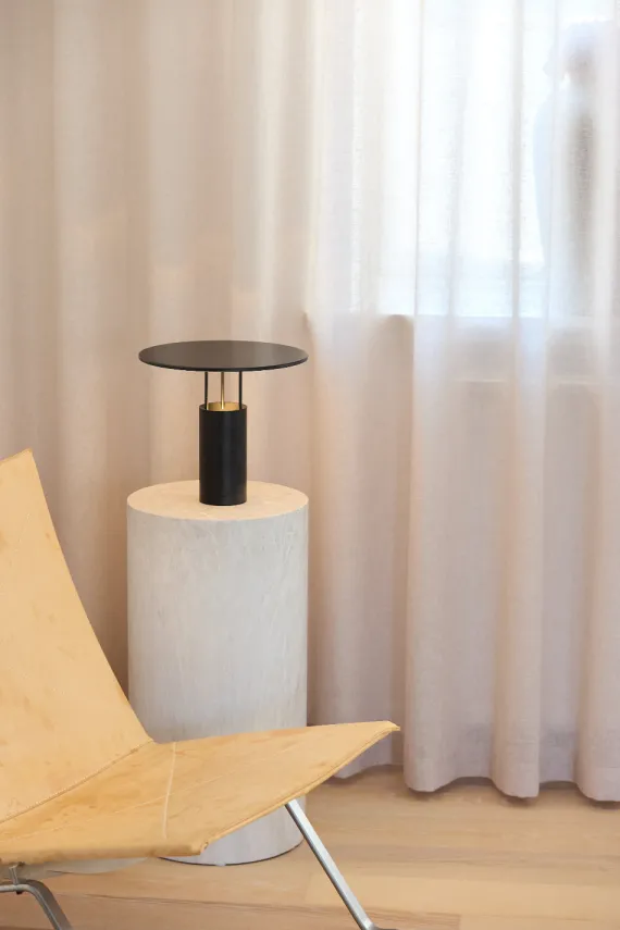 Tempel 280 Bordlampe - Sort - Piet Hein