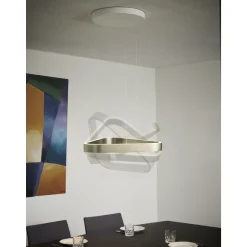 TRIGON SOSPENSION LED LARGE SOFT IVORY PENDEL