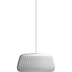 TR19 Pendel Ø53 - Hvid Coated Papir - Elegant dansk design af Tom Rossau