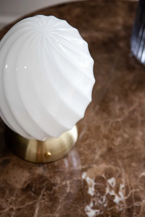 TWIST BORDLAMPE MESSING