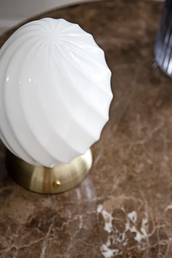 TWIST BORDLAMPE MESSING