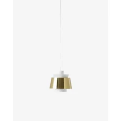 UTZON JU1 - PENDEL - MESSING/HVID
