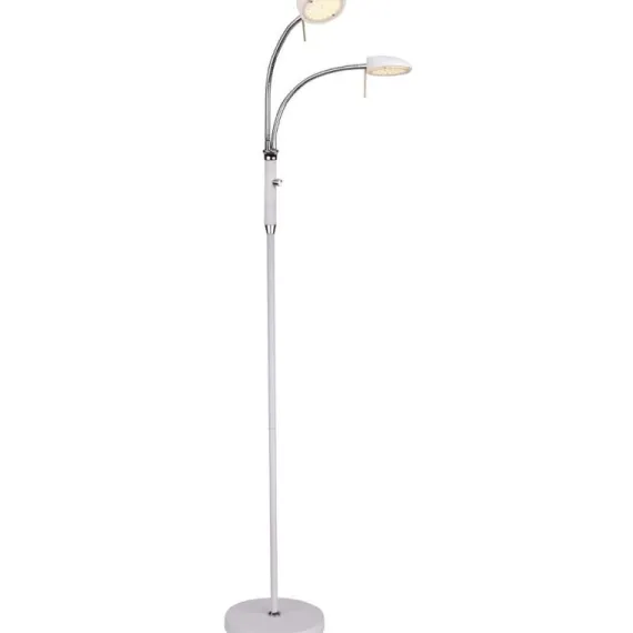 VEGAS GULVLAMPE 2 ARM HVID