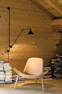 214 VÆGLAMPE SORT/SORT