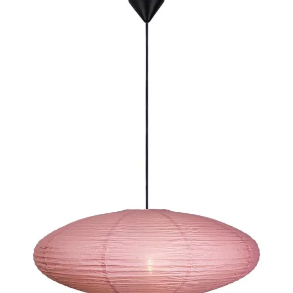 VILLO RISPAPIR Ø60 SKÆRM STØVET ROSA U/OPHÆNG