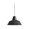 VÆRKSTEDSLAMPE W4 MAT SORT