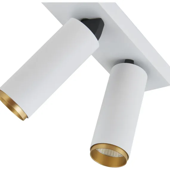 X-BEAM DOBBELTSPOT HVID/GULD