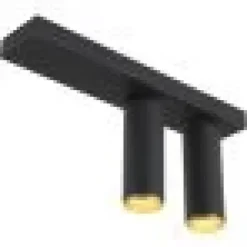 X-BEAM DOBBELTSPOT SORT/GULD